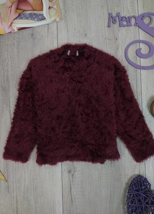 Свитшот next свитер травка для девочки бордо размер 110 (5 лет)