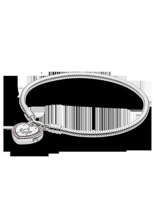 Серебряный браслет для шармов пандора596586fpc