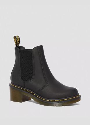 Кожаные ботинки челси dr. martens