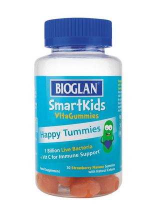 Витамины для детей пробиотик Smartkids Happy Tummies (30 gummi...