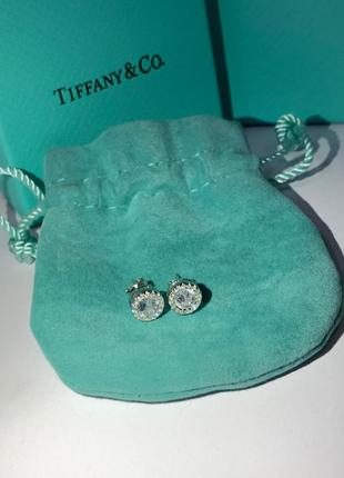 Tiffany тиффани серьги, серебро 925 пробы. красивая упаковка. ...