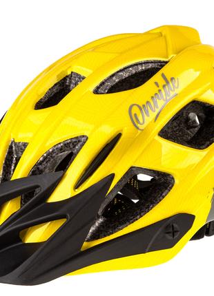 Шлем ONRIDE Rider желтый/серый S (48-52 см)