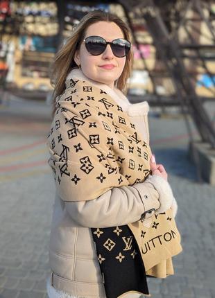 ПАЛАНТИН ШАРФ, ХУСТКА LOUIS VUITTON ЛУИ ВИТОН бежевый