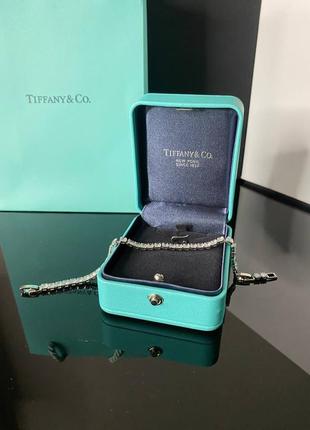 Tiffany / тиффани браслет дорожка с цирконием. в брендовой пре...