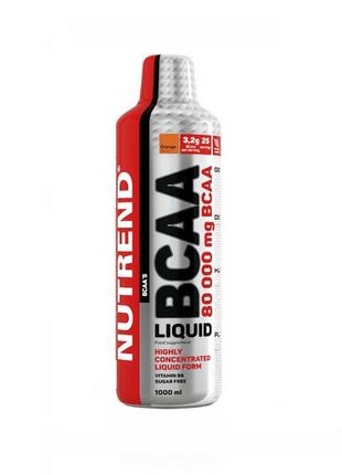 Аминокислоты для спорта BCAA Liquid (1000 ml, orange), Nutrend...