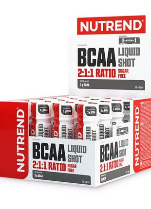 Аминокислота для спорта BCAA Liquid Shot (20*60 ml), Nutrend 18+
