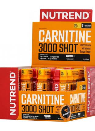 Жиросжигатель для спорта L-карнитин Carnitine 3000 Shot (20*60...