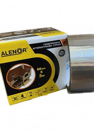 Лента герметизирующая Alenor BF бутиловая 50 мм x 3 м алюминиевая