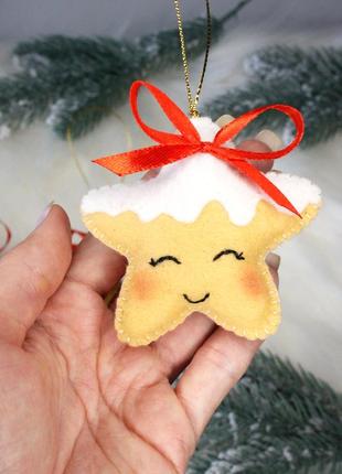 Різдвяне печиво зірочка, імбирне печиво, новорічне печиво №3 (...