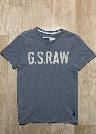 G-star raw big logo футболка