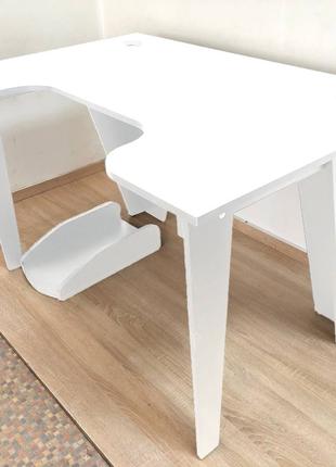 Геймерский стол CNC MEBLI серии COMFORT Eco12 WHITE ширина 120 см