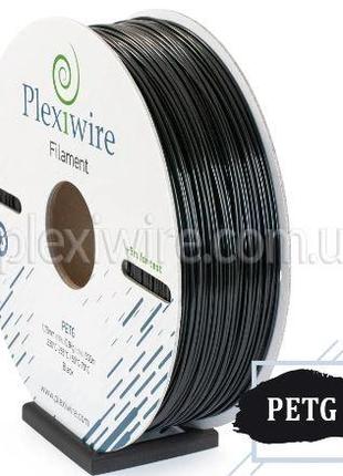 PETG пластик Plexiwire для 3D принтера черный 400м / 1,2кг / 1...