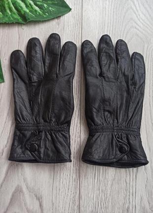 Жіночі шкіряні рукавички рр.м, рукавички натуральна шкіра