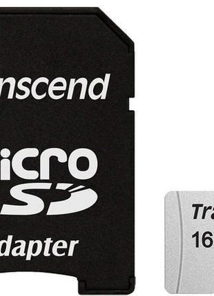 Карта памяти Transcend microSDHC 16GB UHS-I U1 (TS16GUSD300S-A...