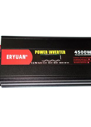 4500W инвертор чистая синусоида 12v в 220v преобразователь нап...