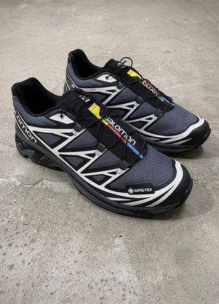 Водостойкие gore-tex кроссовки salomon xt-6.