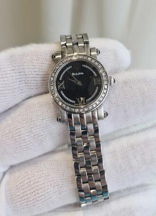 Жіночий годинник часы Bulova 63R20 Diamonds Sapphire з діамант...