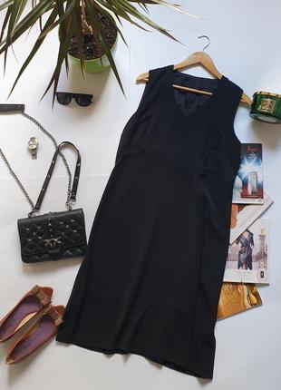 Черное классическое платье-миди expresso