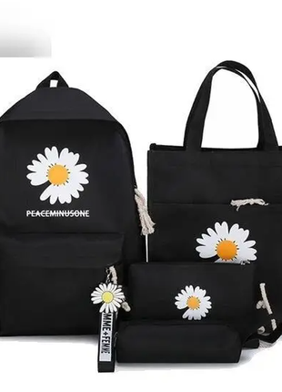 Оригинальный набор для школьницы 4в1  (рюкзак, сумка, пенал, к...