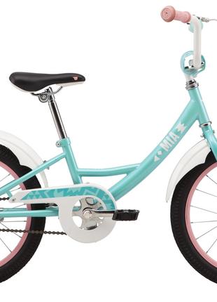 Велосипед детский 18" Pride Mia 2022, зеленый