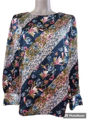 Женская сатиновая блуза размер 48-50