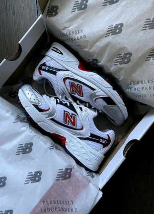 New balance 530 white&red