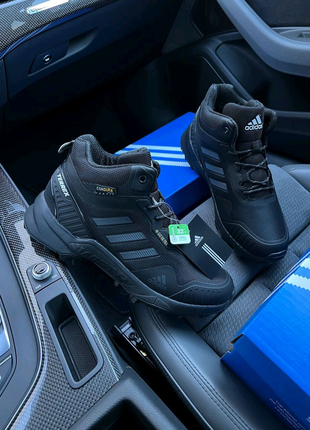 Зимові чоловічі кросівки Adidas Terrex Gore-Tex Cordura All Black