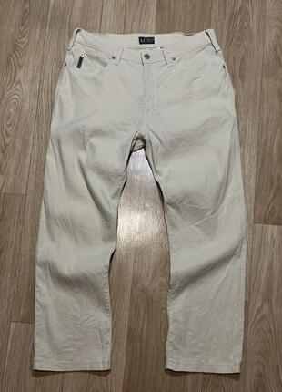 Льняные брюки armani jeans брюки emporio armani