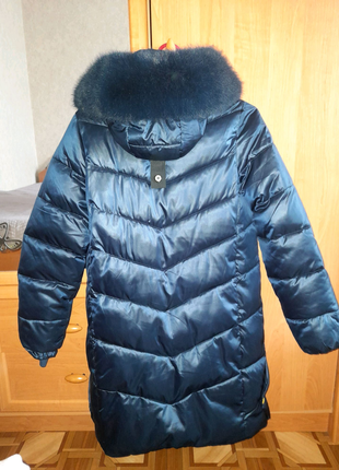 Куртка, пальто зимове для дівчинки 7-9 років