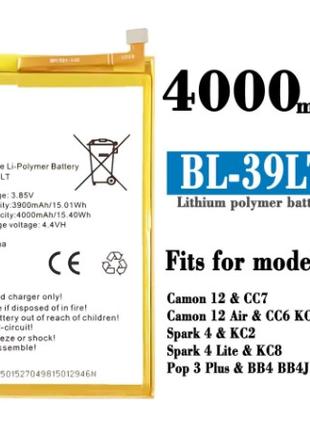 Аккумулятор для Tecno POP 5 BL-48BT / BL-39LT / Spark 4 , 4000...