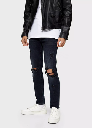Новые topman размер w28 l32 xs-s stretch skinny мужские джинсы...