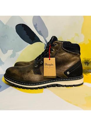 Оригінальні шкіряні якісні черевики  wrangler wm162015 44