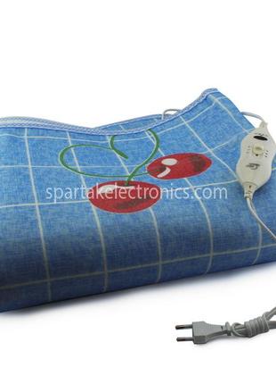 Электропростынь с сумкой electric blanket 150*180 blue cherry ...