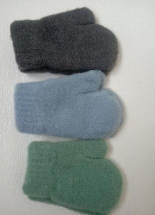 Детские перчатки, для мальчиков 1-2 лет, теплые