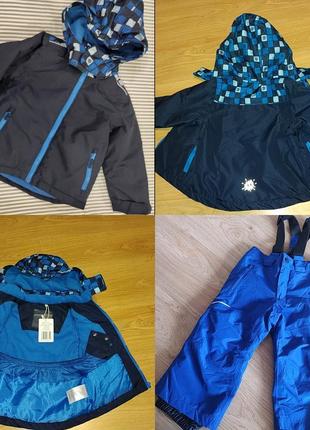 Лыжная термо куртка и комбенизон 86-92 см lupilu