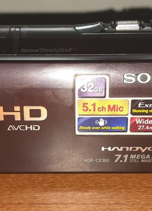 Відеокамера SONY HDR-CX360E