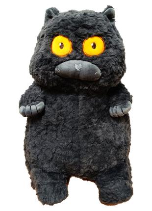 Мягкая игрушка "Толстый кот" K15214, 40 см (Серый)