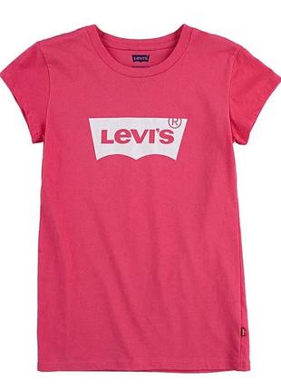 Футболка levi's розовая 14а 158 см, футболка левис левайс мали...