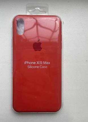 Чехол на айфон xs max, чехол iphone xs max красный ❤️