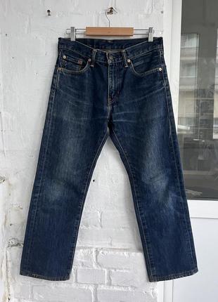 Мужские джинсы levi's 505 ( 29/32 ) с потертостями широкий кро...