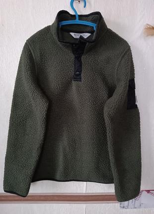 Теплый флисовый свитер р.11-12 лет