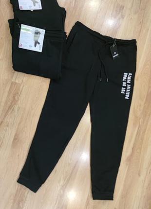 Жіночі теплі штани esmara, розмір s(36/38), m(40/42), чорний