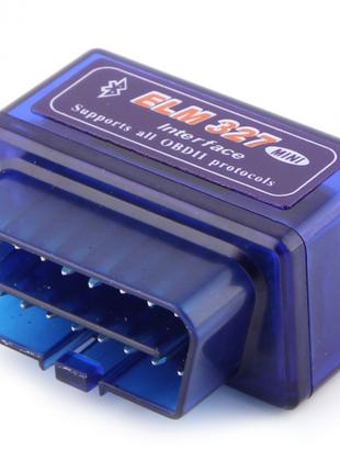 Сканер для диагностики автомобиля OBD2 ELM327 mini Блютуз (Blu...
