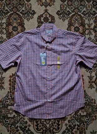 Фирменная английская хлопковая рубашка рубашка marks &amp; spe...