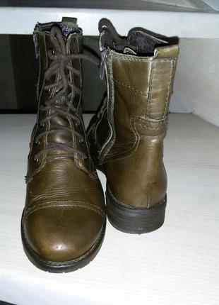 Повседневные кожаные ботинки бренда klondike размер 38 (25 см)