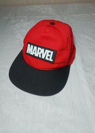 Кепка marvel - red. кепка marvel красная. 56 см