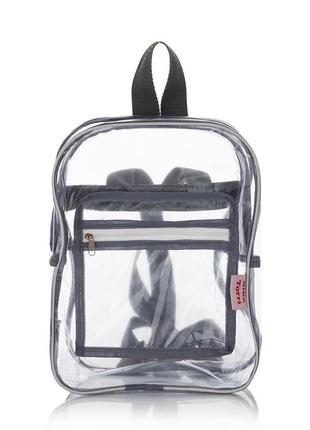 Прозрачный рюкзак nika torri серый