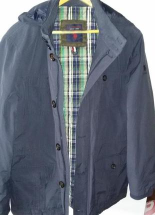 Куртка u.s.polo assn 52-54 размер,синего цвета