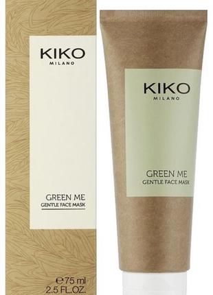 Маска для лица - kiko milano green me gentle face mask 75ml