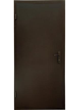 Вхідні двері технічні МСМ Евріка метал/метал 860, ліві (101-05)